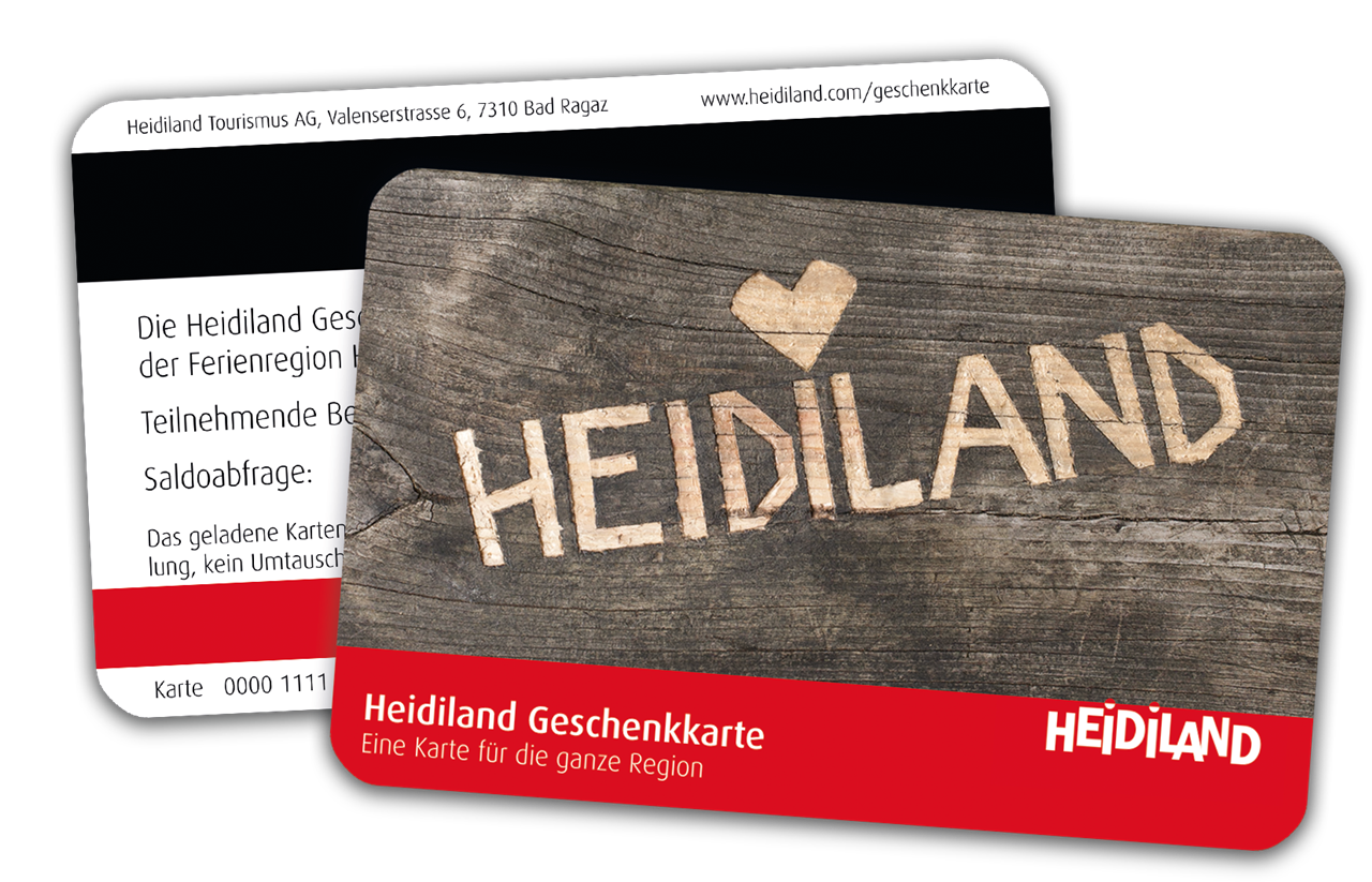 Heidiland Geschenkkarte