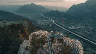 Aussichtsplattform Pizalun