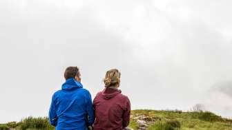Wanderung, Nebel, Alpine Wanderung, Berge