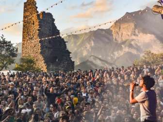 Open Air Konzert bei der Burg Freudenberg in Bad Ragaz