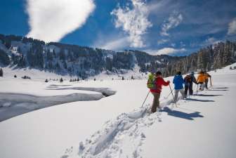 Schneeschuhwanderung am Flumserberg © Ivan Purcell