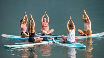 SUP Yoga auf dem Walensee