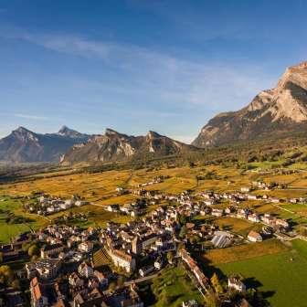 Blick auf die Bündner Herrschaft © Thomas Kessler Visuals