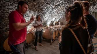 Besuch eines Weinkellers © Wine Tours Switzerland