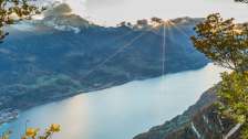Walensee, Berge, Spitzmeilen, Wissmilen, Fursch, Aussicht, Bergfrühling, Panorama, Madils