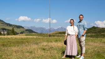 Martina Gassner & Manuel Rothmund auf der Alp Fursch
