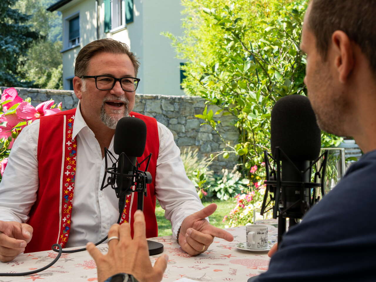 Stefan Roos beim Podcast-Interview