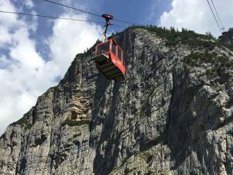 Seilbahn, Vättis, Taminatal, Berge, Felsen, Vättnerberg, Aussicht, Vättnerbergbahn