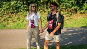 Spaziergang entlang des Seeufers © Heidiland Tourismus / Kevin Wildhaber