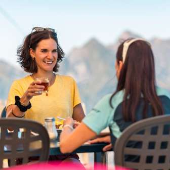 Main course at the Prodkamm mountain restaurant © Bergbahnen Flumserberg