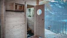 Sauna Hüttli am Ufer des Walensees