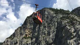 Seilbahn, Vättis, Taminatal, Berge, Felsen, Vättnerberg, Aussicht, Vättnerbergbahn