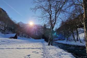 Schneeschuhwandern entlang der Seez © Bergträume GmbH