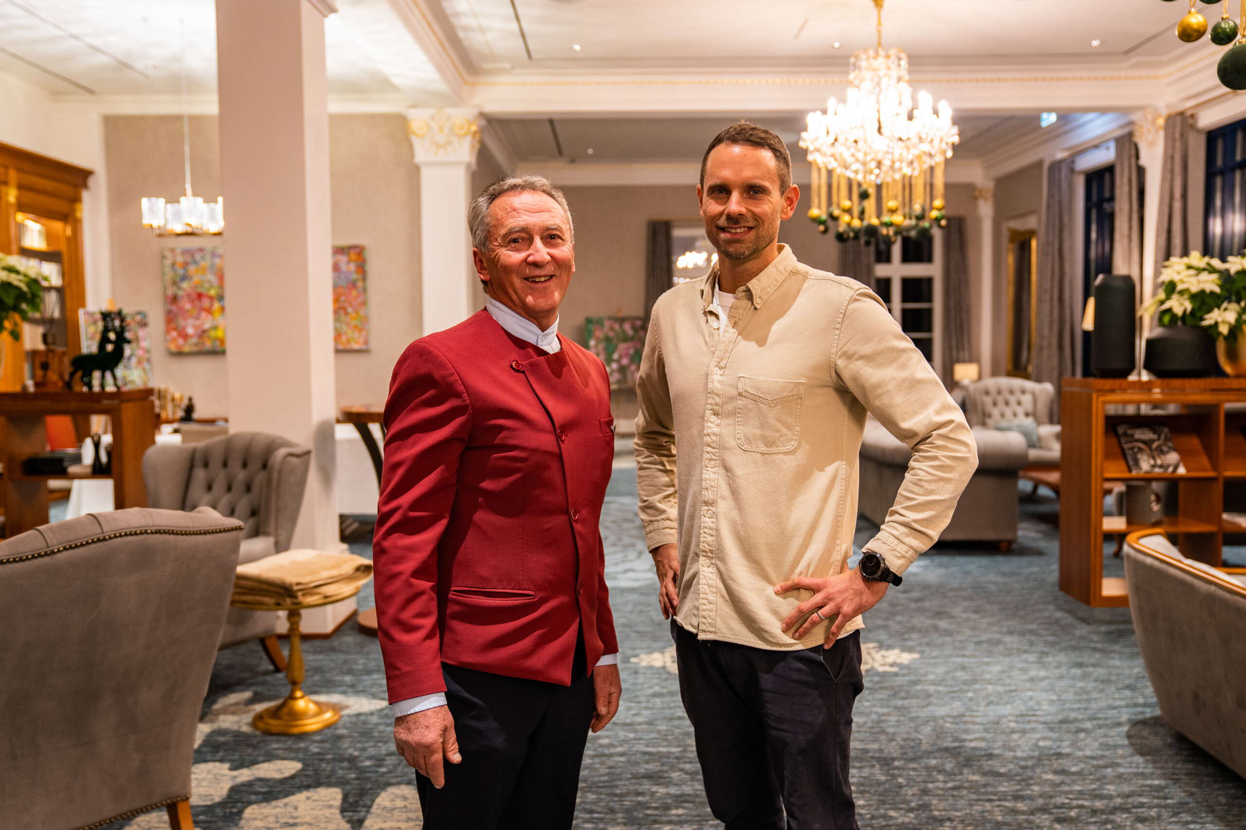 Concierge Sepp Kressig & Manuel Rothmund im Grand Resort Bad Ragaz