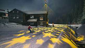 Flumserberg Galaxie, Licht, Chrüz Piste, Nachtskifahren, Flumserberg, Aprés-Ski