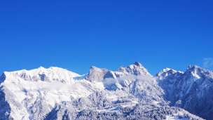 Maienfeld in the snow Snow, Grisons, Old Town Winterthur, Bündner Herrschaft, Maienfeld