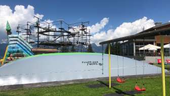 Riesenhüpfkissen Flumserberg Prodalp