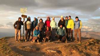 Sonnenaufgang auf dem Vilan 7  Oktober 2023