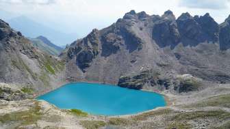 Türkisblauer Wildsee am Pizol