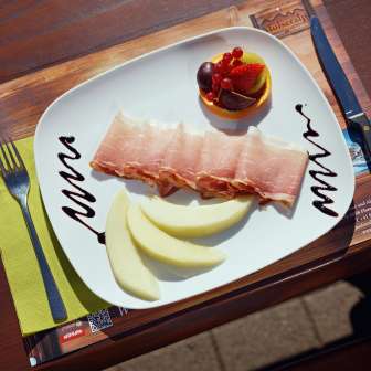 Vorspeise im Restaurant Molseralp © Hannes Heinzer