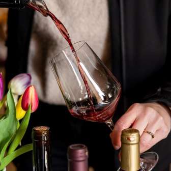 Wein und Blumen