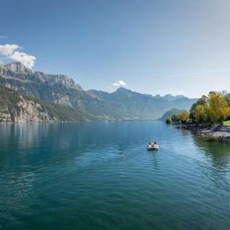 Pedalofahren auf dem Walensee © INTERSPORT Network Flumserberg