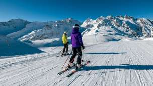 Winter Pizolbahnen 2023 Pizol, winter, snow, blue sky, Pizolbahnen, morning mood, skiing, piste