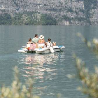 Pedalofahren auf dem Walensee © Thomas Kessler Visuals
