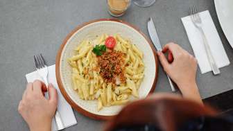 Hauptspeise im Restaurant Chrüz © Hannes Heinzer