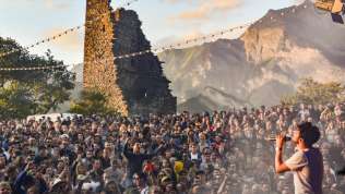 Open Air Konzert bei der Burg Freudenberg in Bad Ragaz