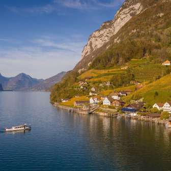 Quinten and Lake Walen © Heidiland Tourismus / Dolores Rupa