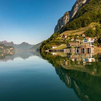 Quinten und Walensee © Heidiland Tourismus / Thomas Kessler Visual
