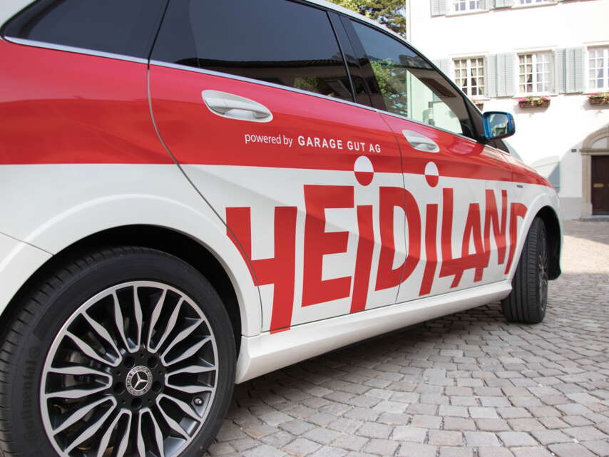 Heidiland Mercedes E-Car 2