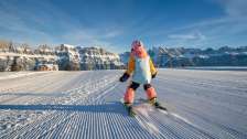 Kinder, Schnee, Familienskifahren