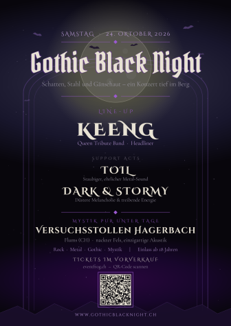 Gothic Black Night Flyer 3 1