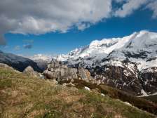 Ruine, Wirtschaft, Schneesturm, Eis, Schnee, Taminatal, Calfeisental, Winterwandern