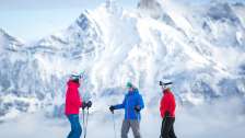Skifahrer am Flumserberg