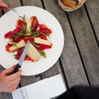 Starter at the Sennästube restaurant © Kevin Wildhaber