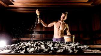 TaminaTherme Saunalandschaft Saunaaufguss