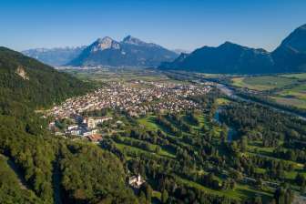 Bad Ragaz from above © Heidiland Tourismus / Thomas Kessler Visual