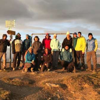 Sonnenaufgang auf dem Vilan 7  Oktober 2023