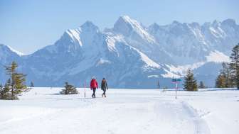 Winterwandern am Flumserberg Berge