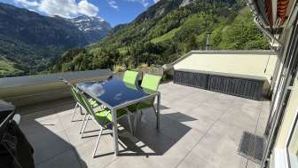 3 1/2 Zimmer-Terrassenwohnung mit Fernsicht nahe Skigebiet Pizol