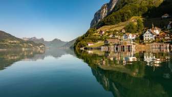 Quinten und Walensee © Heidiland Tourismus / Thomas Kessler Visual