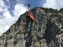 Seilbahn, Vättis, Taminatal, Berge, Felsen, Vättnerberg, Aussicht, Vättnerbergbahn