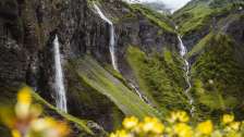 Batöni Wasserfälle im Weisstannental